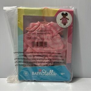 Manhattan Toy Baby Stella Pretty in Pink Doll Dress Outfit for 15" Dolls Gingham